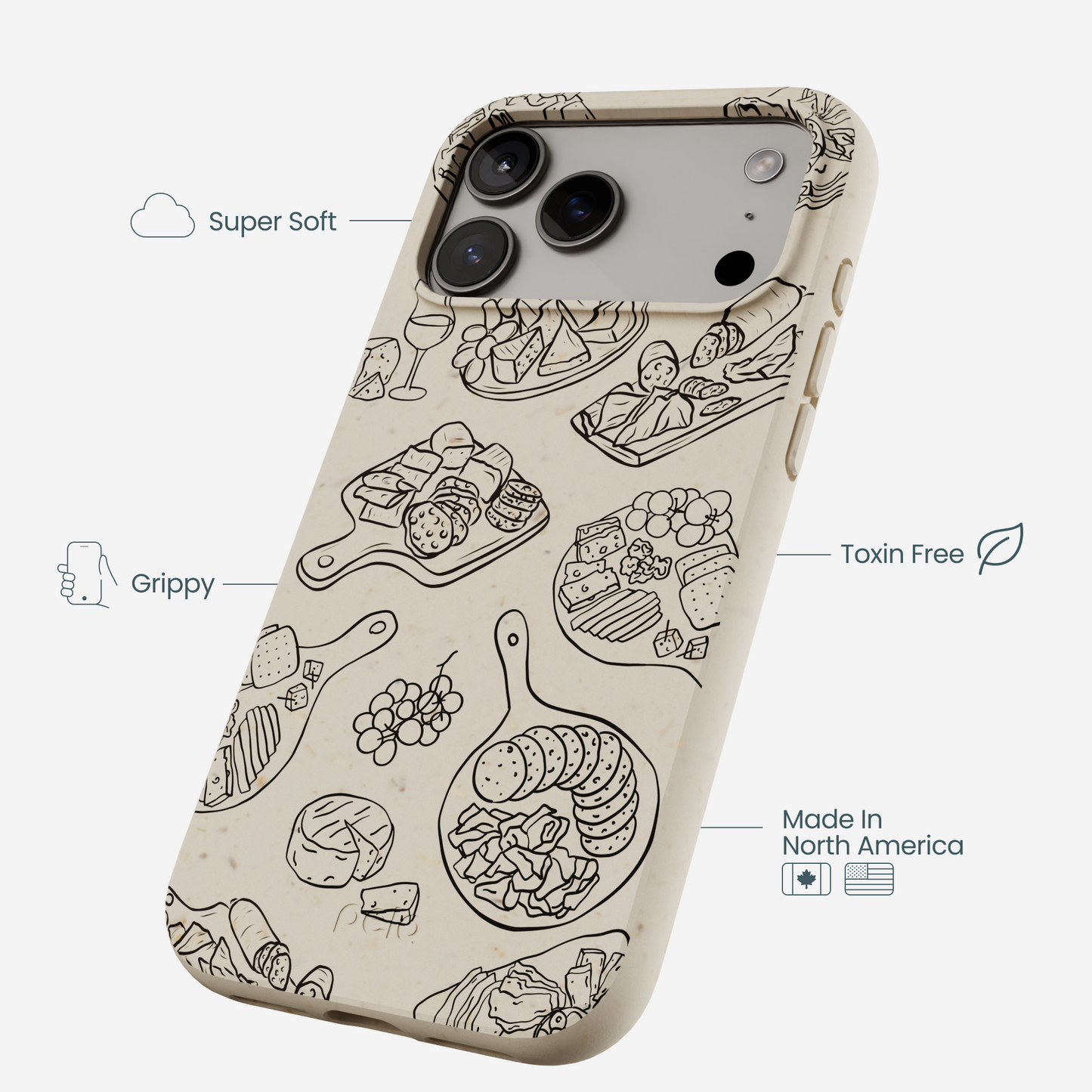 London Fog Charcuterie Boards iPhone 17 Pro Max Case