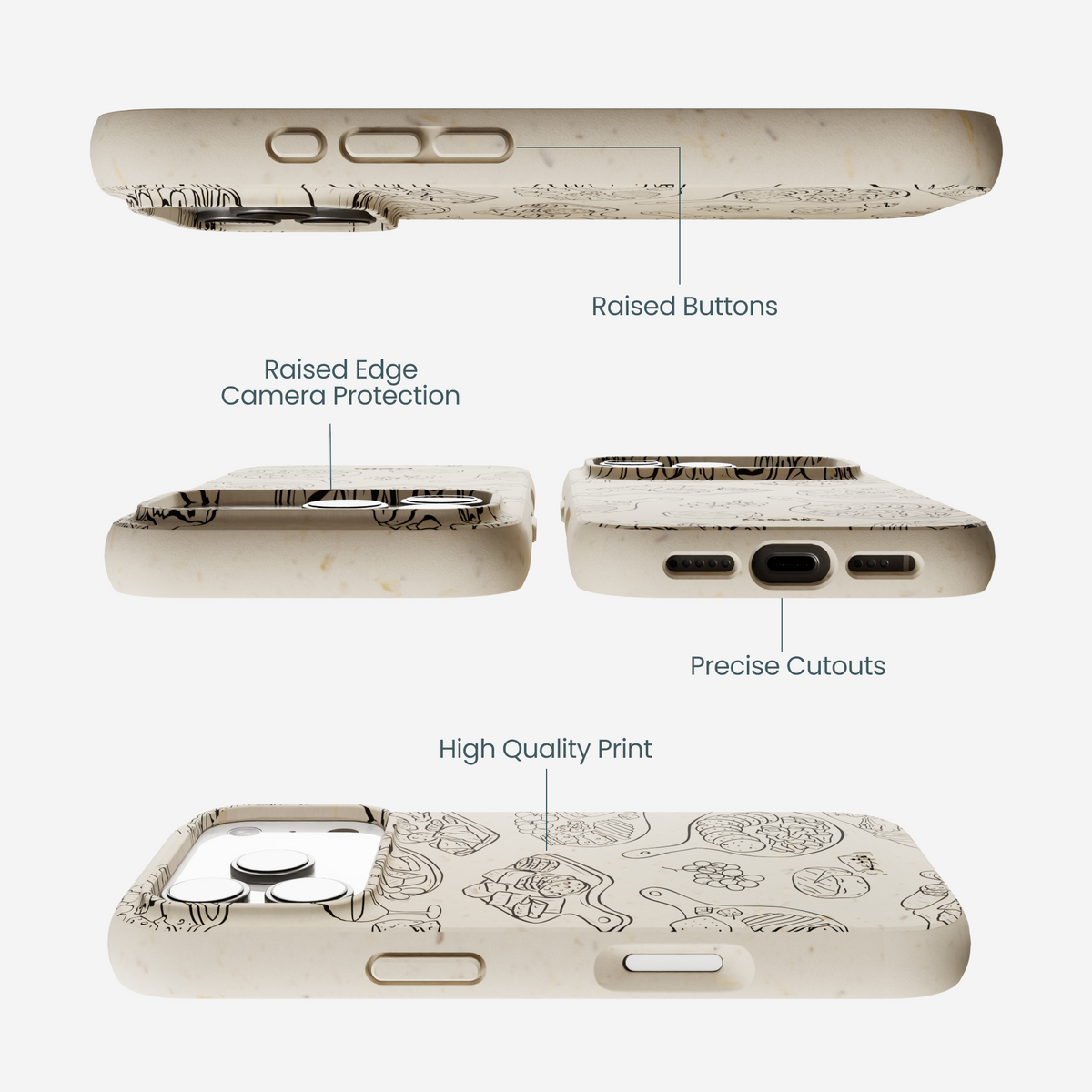 London Fog Charcuterie Boards iPhone 17 Pro Case
