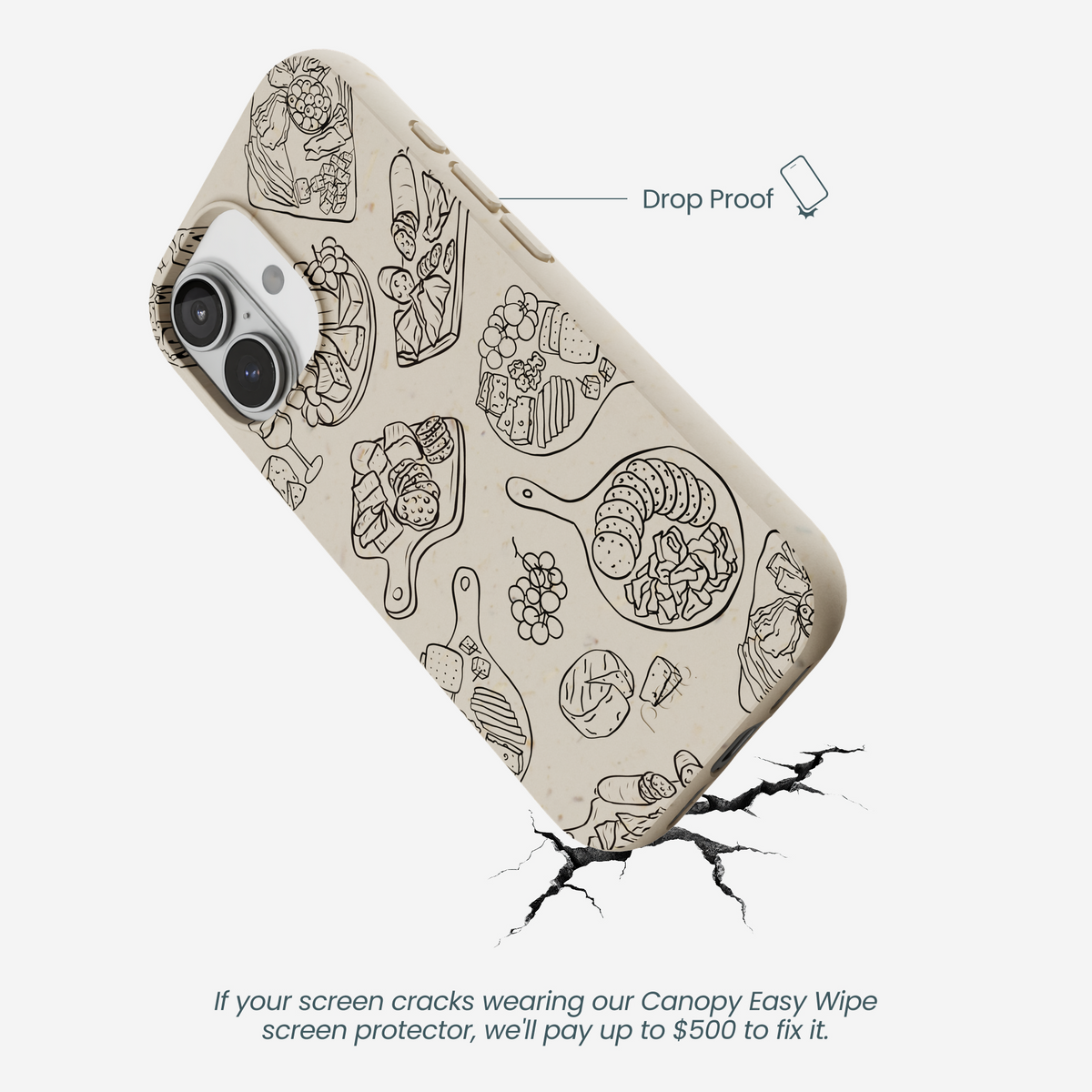 London Fog Charcuterie Boards iPhone 17 Case
