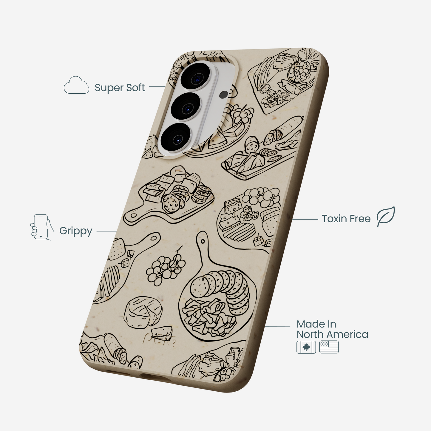 London Fog Charcuterie Boards Samsung Galaxy S26 Case