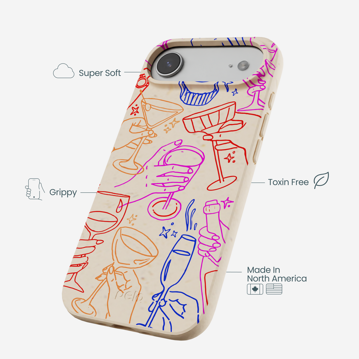 Seashell Cheers Club iPhone Air Case