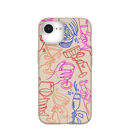 Seashell Cheers Club iPhone 16e/17e Case