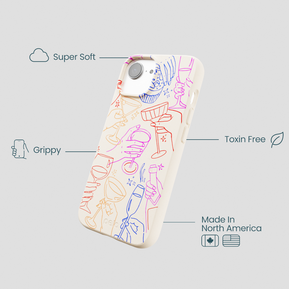 Seashell Cheers Club iPhone 16e/17e Case