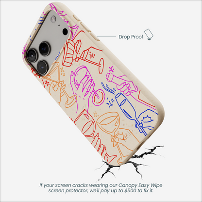 Seashell Cheers Club iPhone 17 Pro Max Case