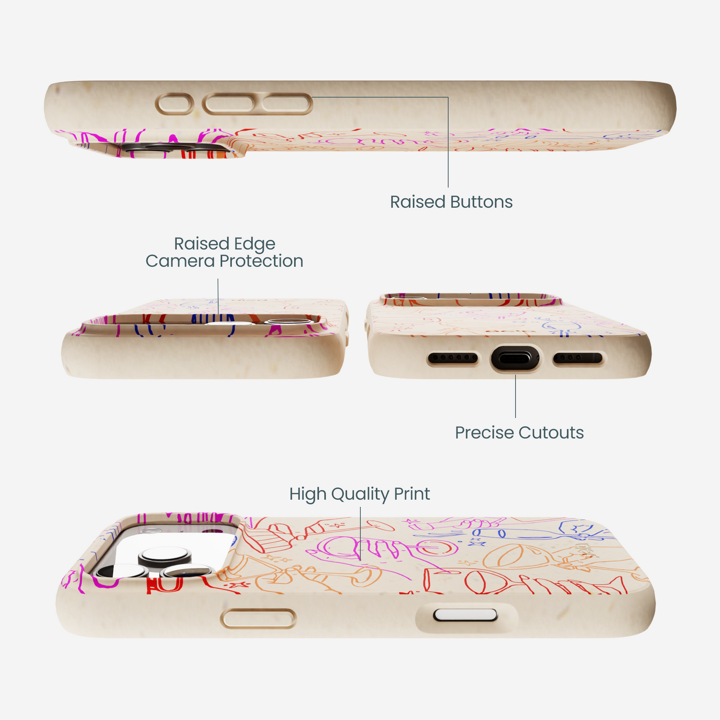 Seashell Cheers Club iPhone 17 Pro Max Case