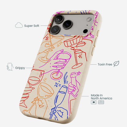 Seashell Cheers Club iPhone 17 Pro Max Case