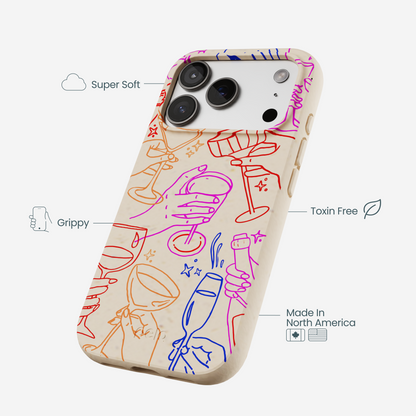 Seashell Cheers Club iPhone 17 Pro Case