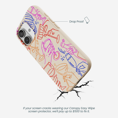 Seashell Cheers Club iPhone 17 Case