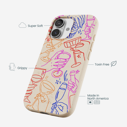 Seashell Cheers Club iPhone 17 Case