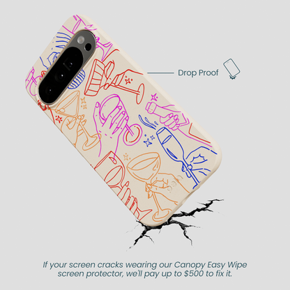 Seashell Cheers Club Google Pixel 10 Pro XL Case