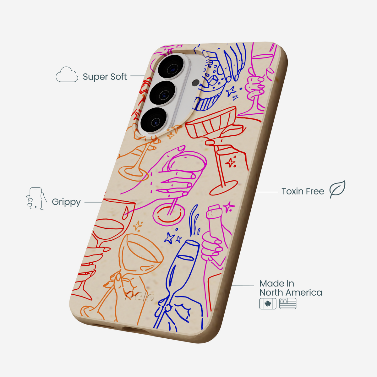 Seashell Cheers Club Samsung Galaxy S26 Case