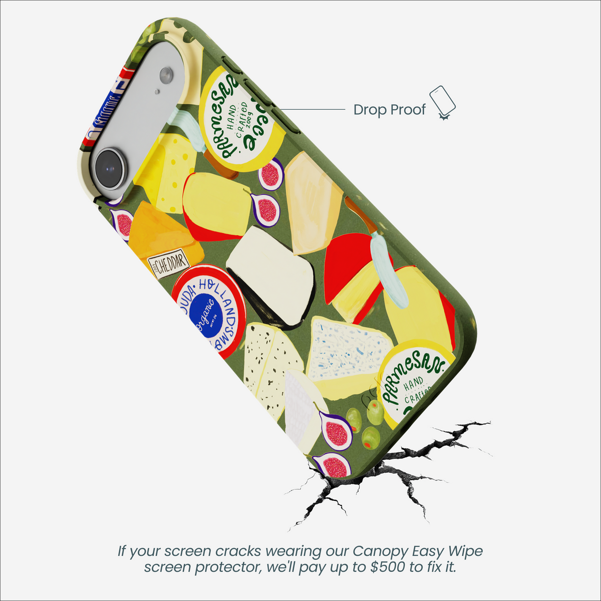 Forest Floor Cheese Spread iPhone Air Case
