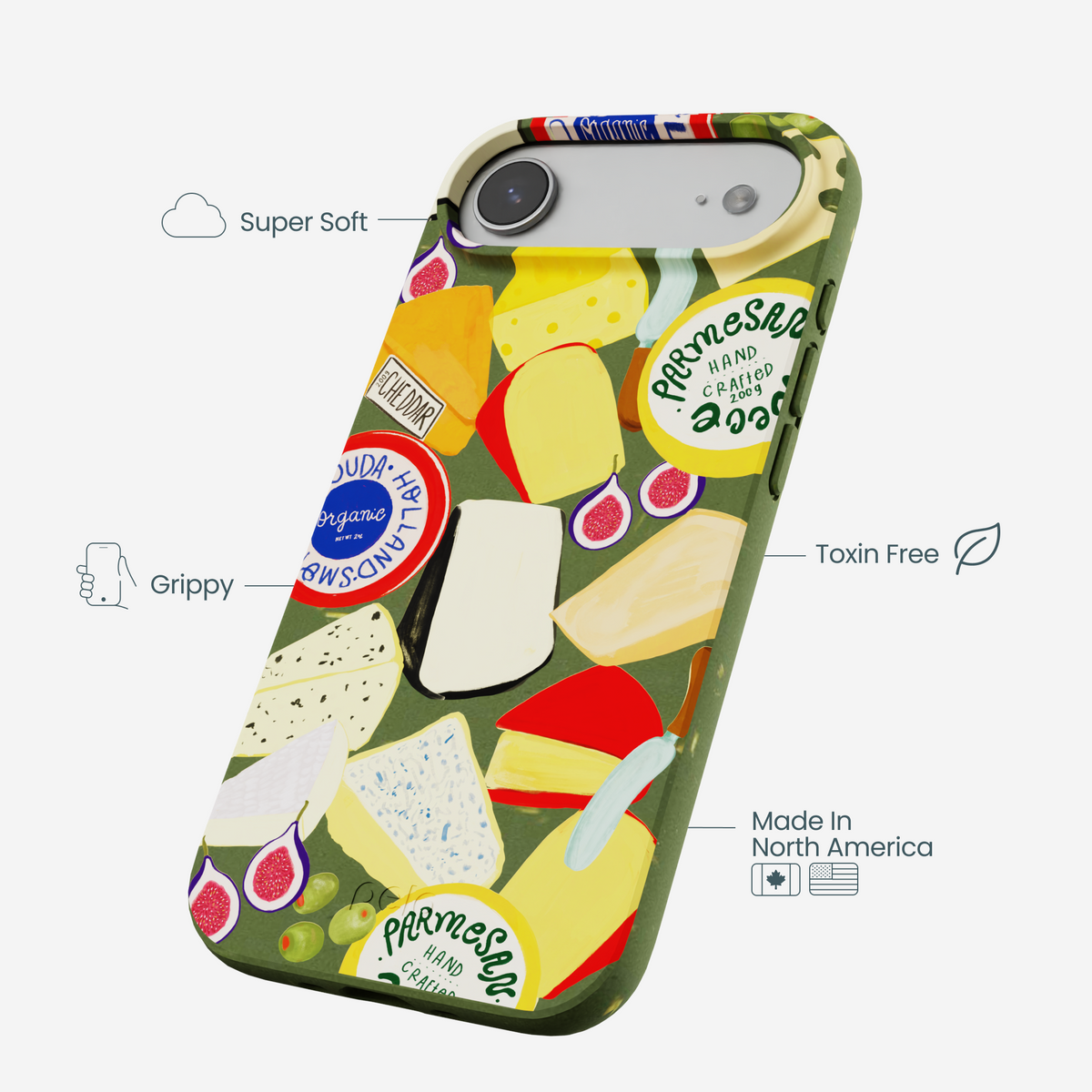 Forest Floor Cheese Spread iPhone Air Case