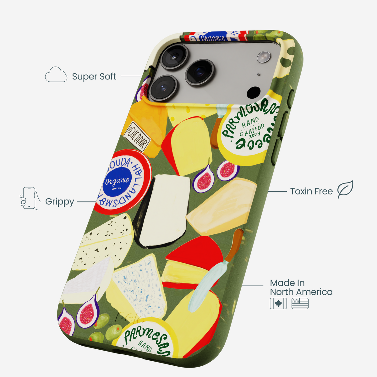 Forest Floor Cheese Spread iPhone 17 Pro Max Case