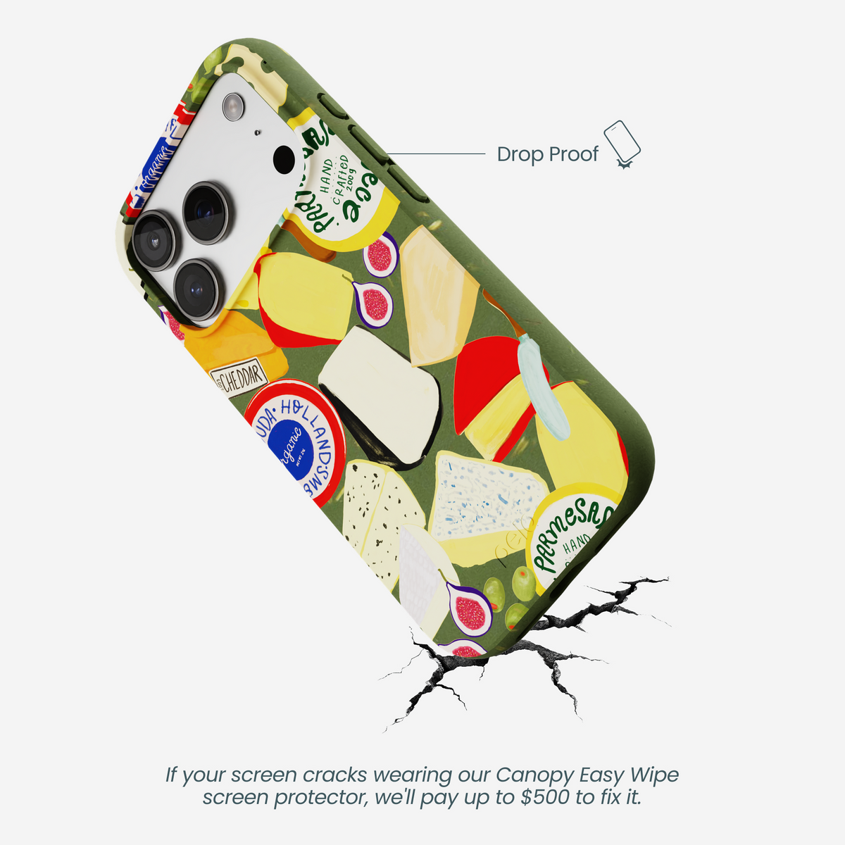 Forest Floor Cheese Spread iPhone 17 Pro Case