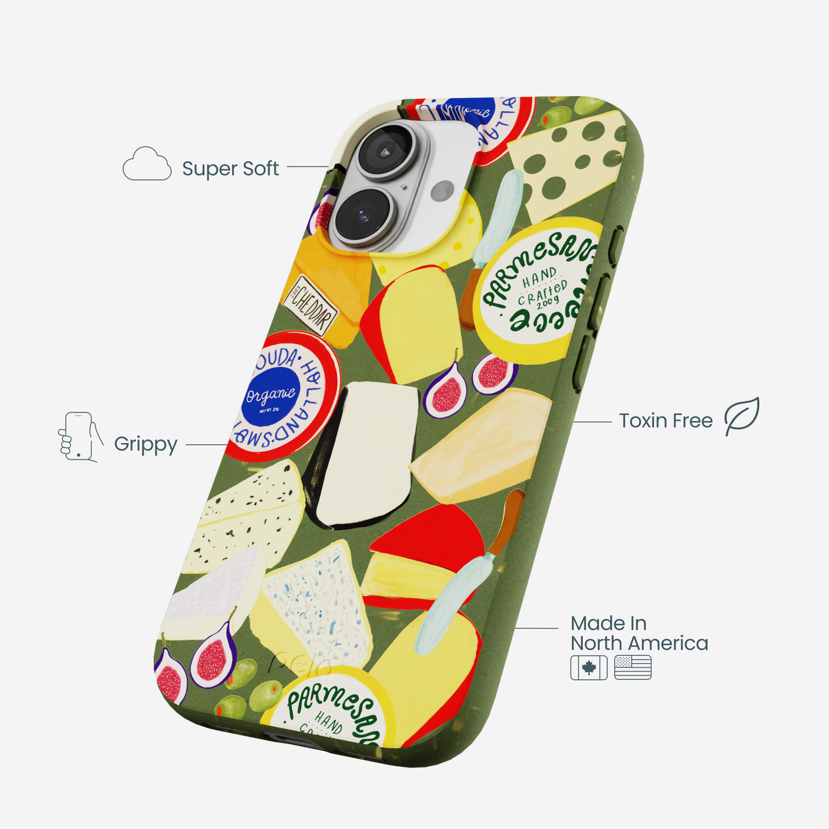 Forest Floor Cheese Spread iPhone 17 Case