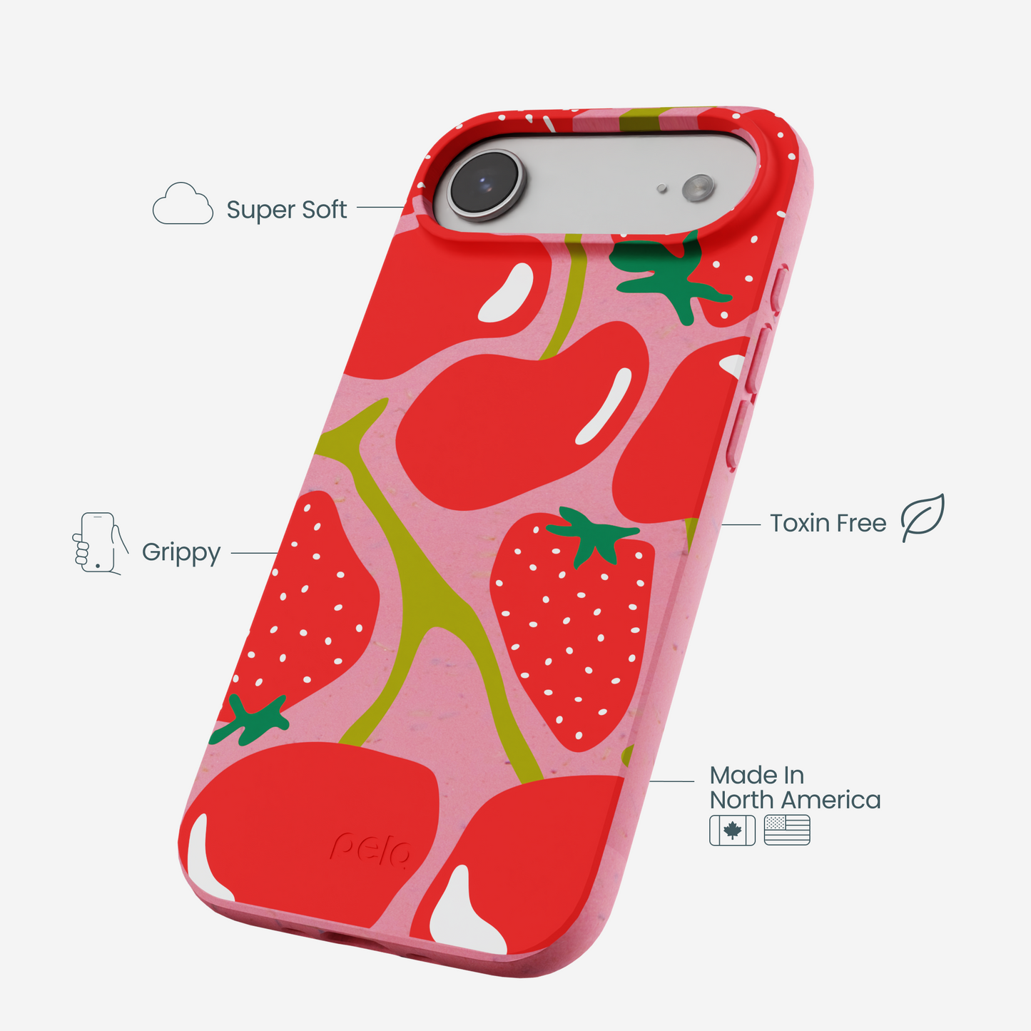 Bubblegum Pink Cherry Berry iPhone Air Case