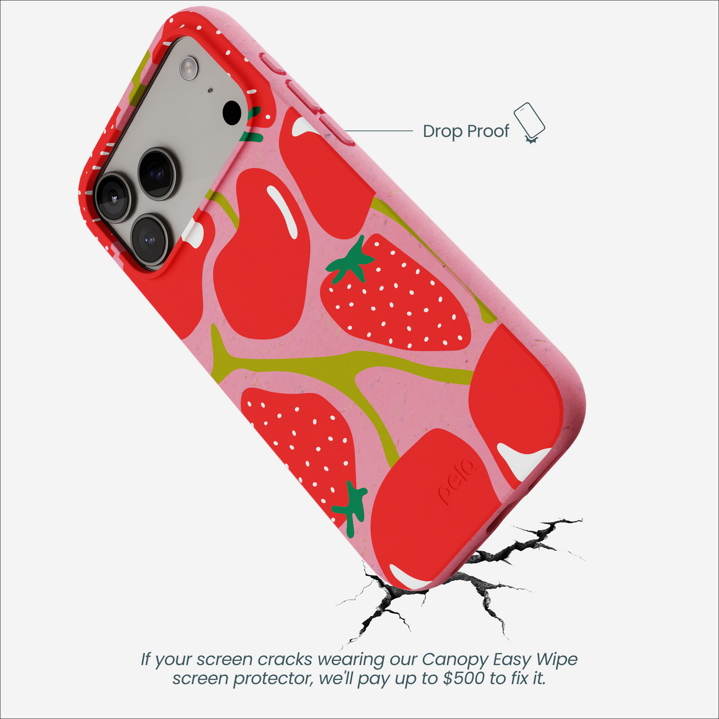 Bubblegum Pink Cherry Berry iPhone 17 Pro Max Case