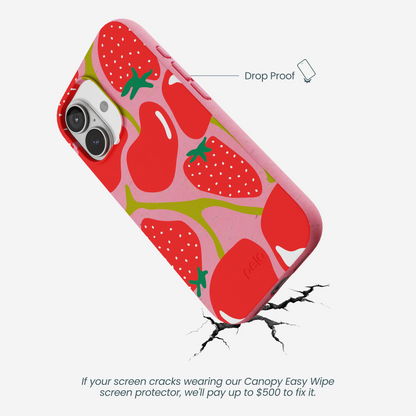 Bubblegum Pink Cherry Berry iPhone 17 Case