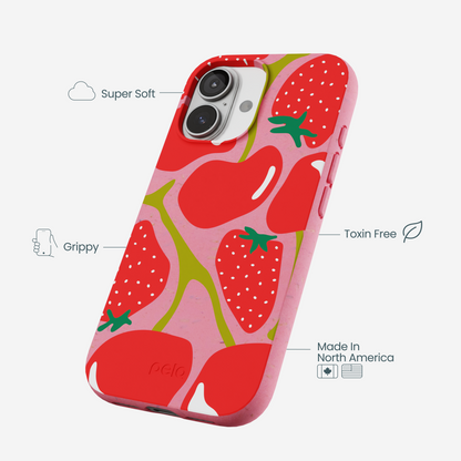 Bubblegum Pink Cherry Berry iPhone 17 Case