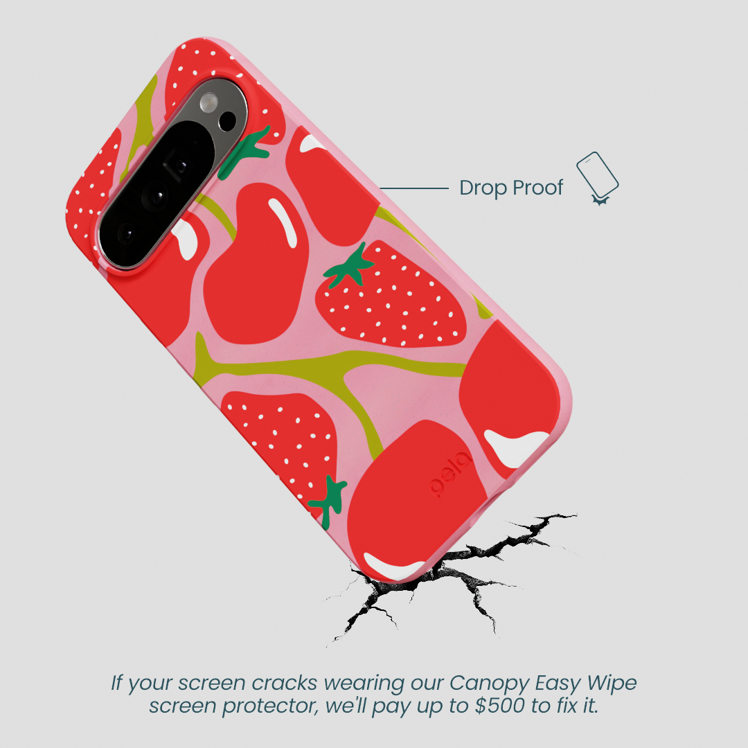 Bubblegum Pink Cherry Berry Google Pixel 10 Pro XL Case