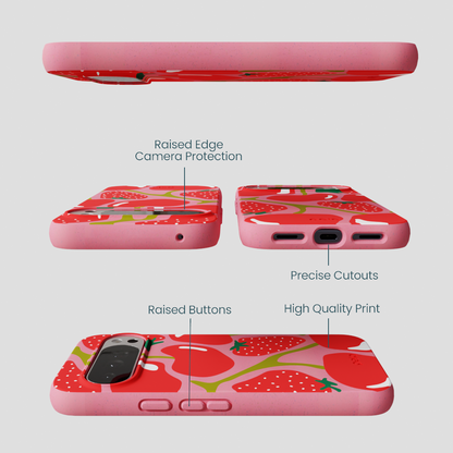 Bubblegum Pink Cherry Berry Google Pixel 10 Pro XL Case