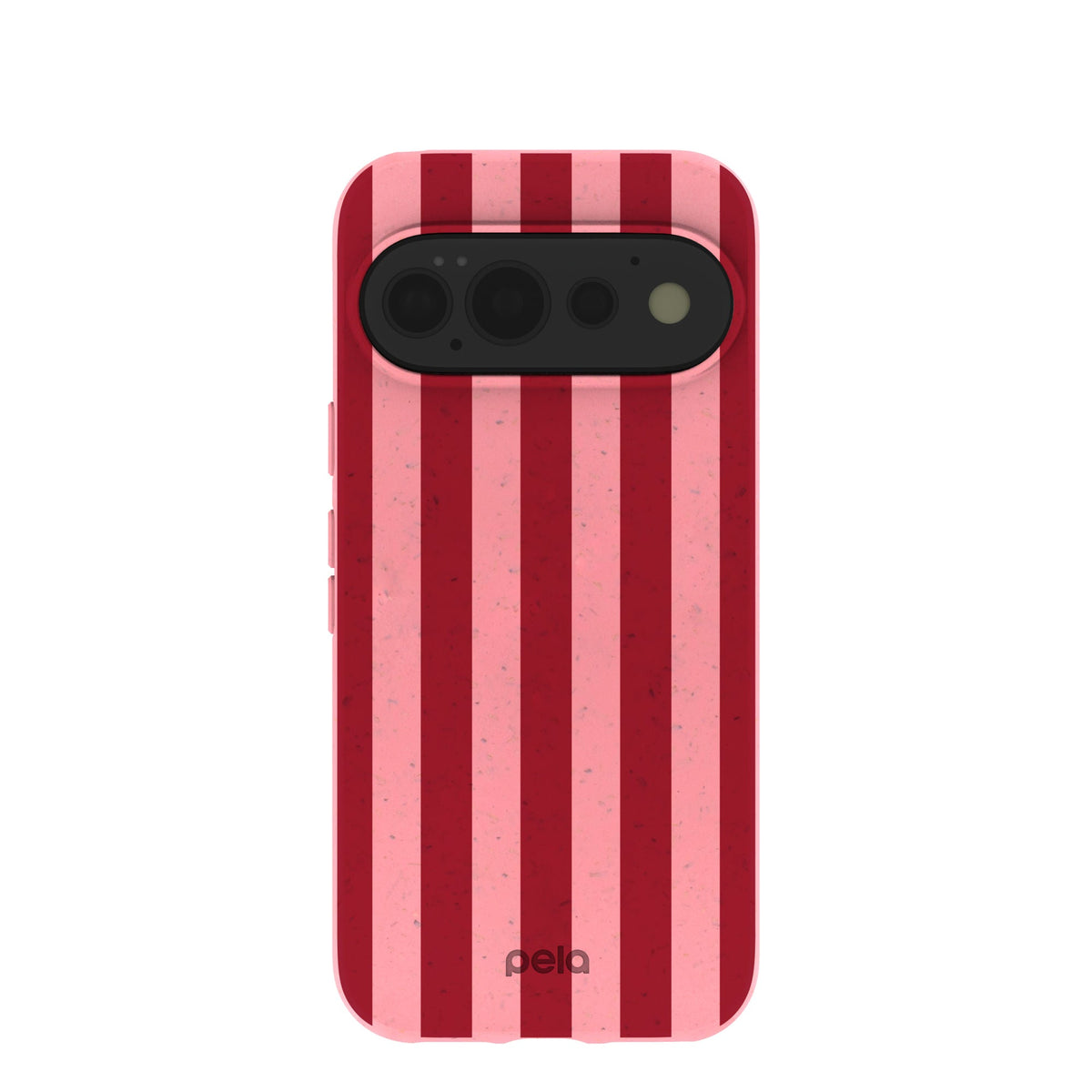 Bubblegum Pink Cherry Stripes Google Pixel 11 Pro Case