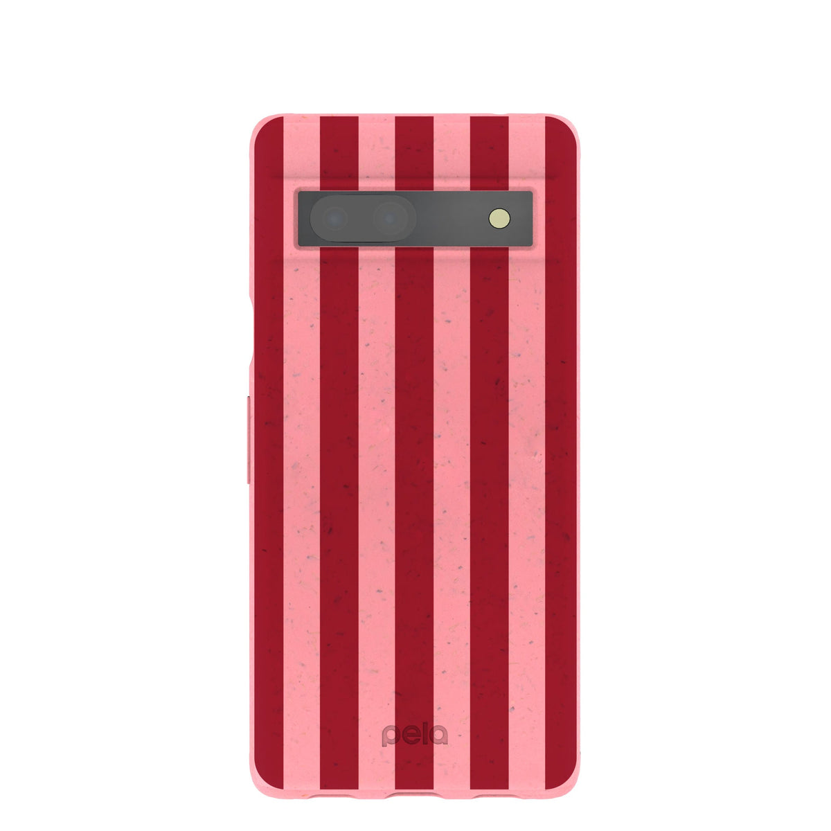 Bubblegum Pink Cherry Stripes Google Pixel 7a Case