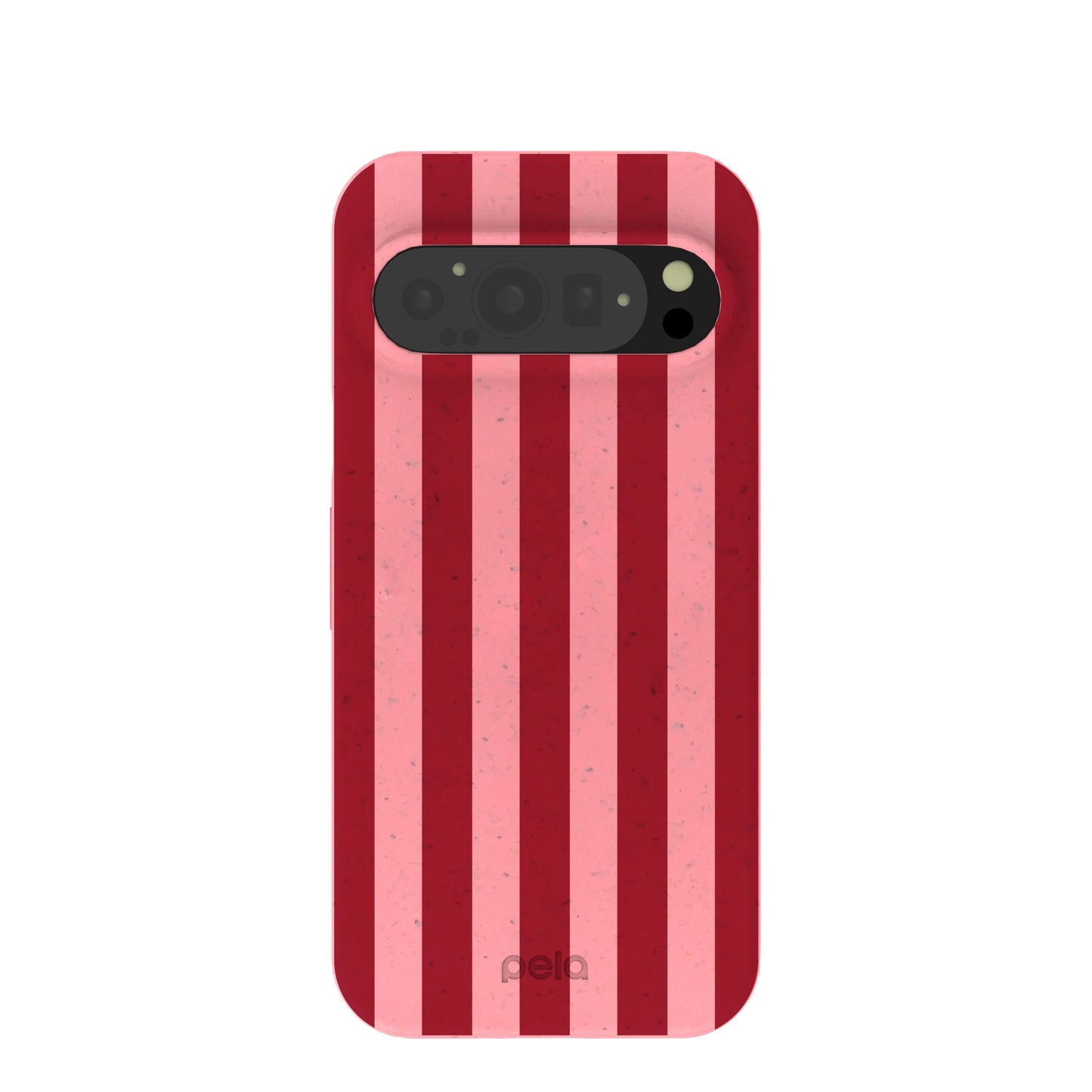 Bubblegum Pink Cherry Stripes Google Pixel 9/9 Pro Case