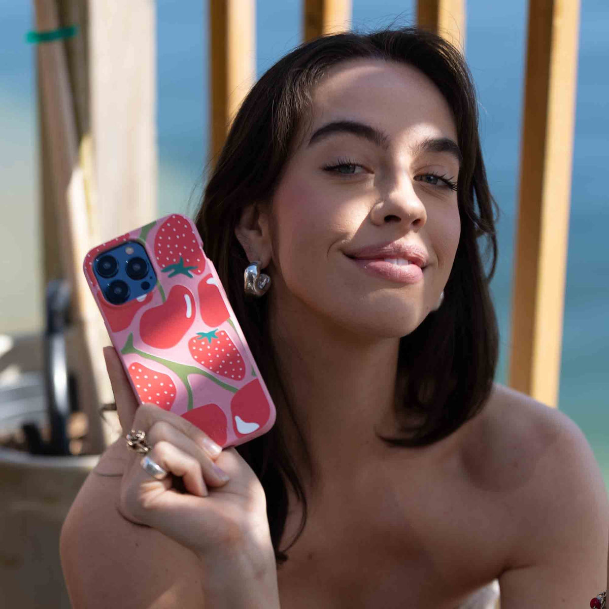 Bubblegum Pink Cherry Berry Google Pixel 10/10 Pro Case