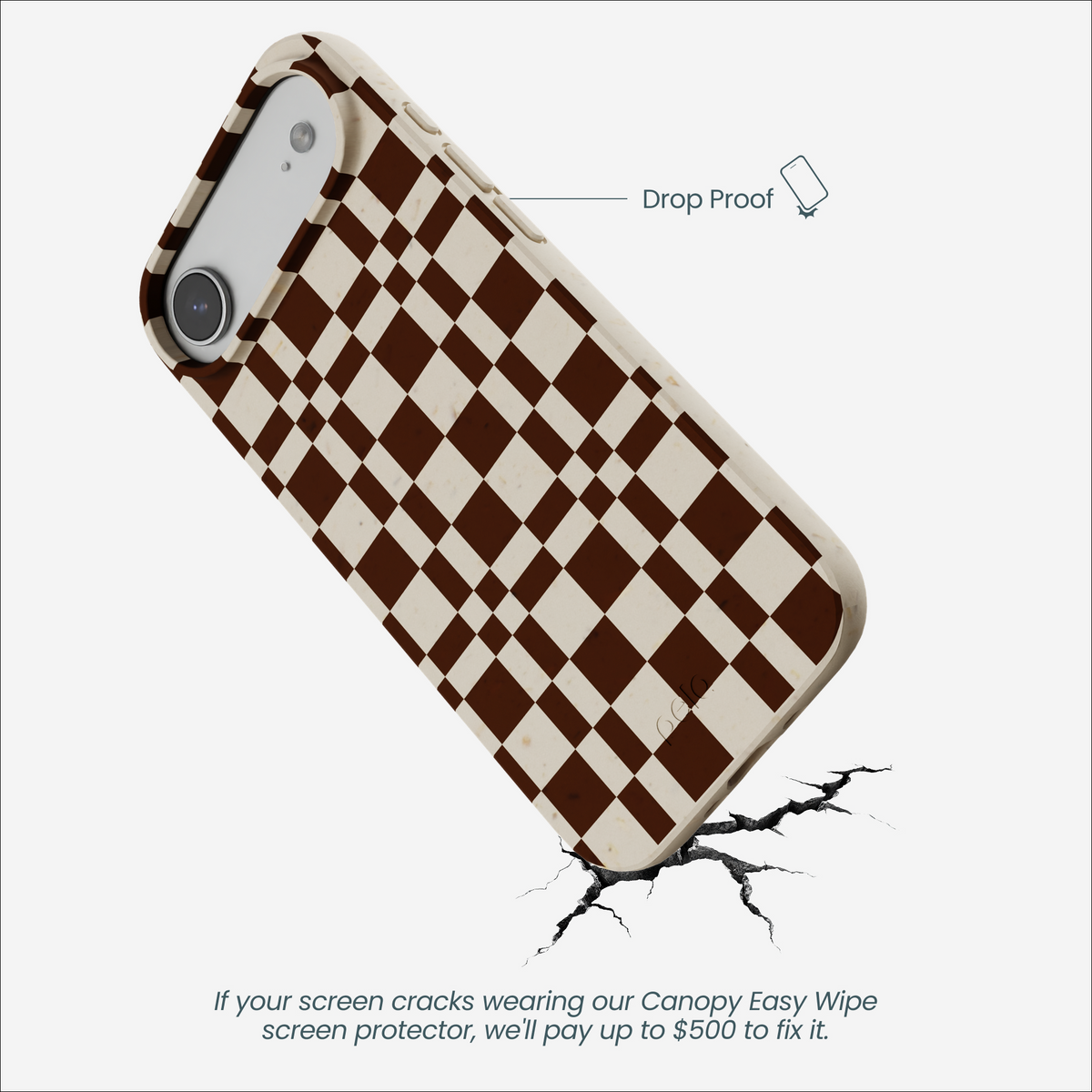 London Fog Chestnut Checkers iPhone Air Case
