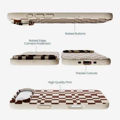 London Fog Chestnut Checkers iPhone Air Case
