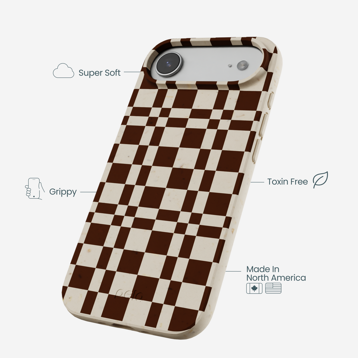 London Fog Chestnut Checkers iPhone Air Case