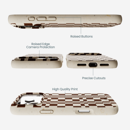 London Fog Chestnut Checkers iPhone 17 Pro Max Case
