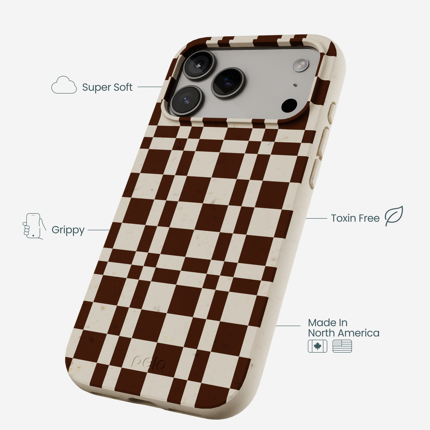 London Fog Chestnut Checkers iPhone 17 Pro Max Case