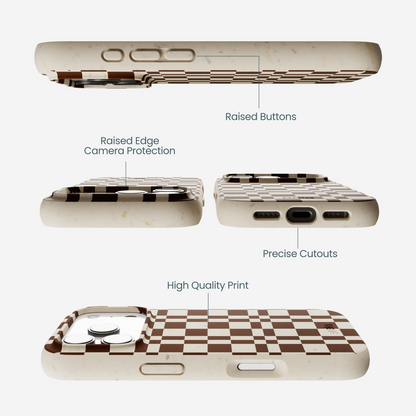 London Fog Chestnut Checkers iPhone 17 Pro Case