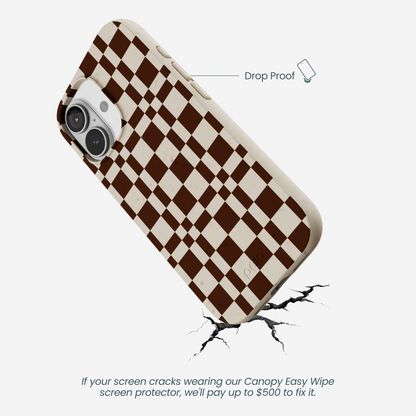 London Fog Chestnut Checkers iPhone 17 Case
