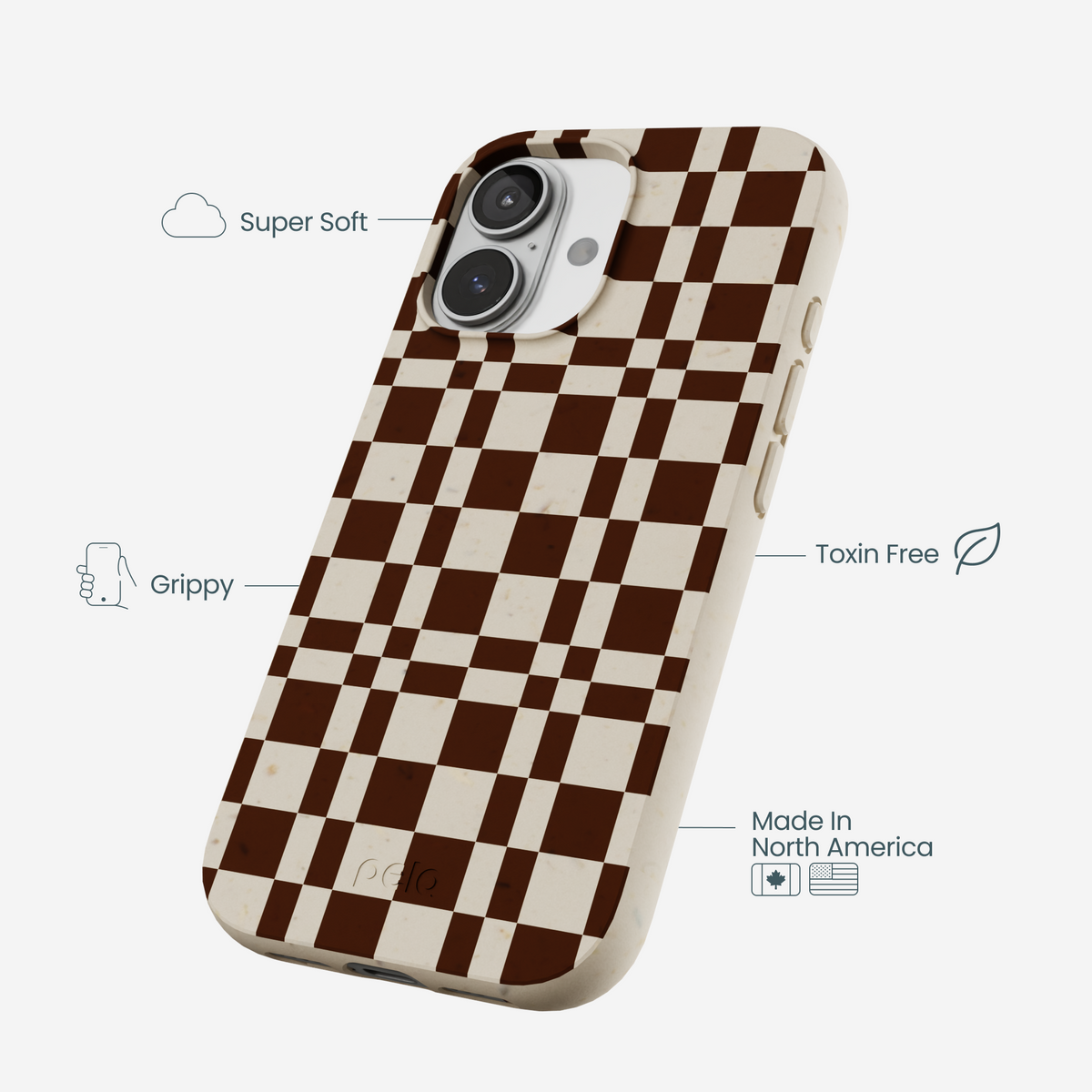 London Fog Chestnut Checkers iPhone 17 Case