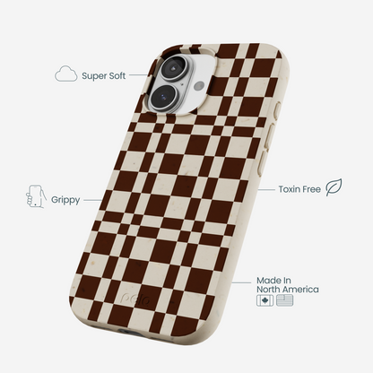 London Fog Chestnut Checkers iPhone 17 Case