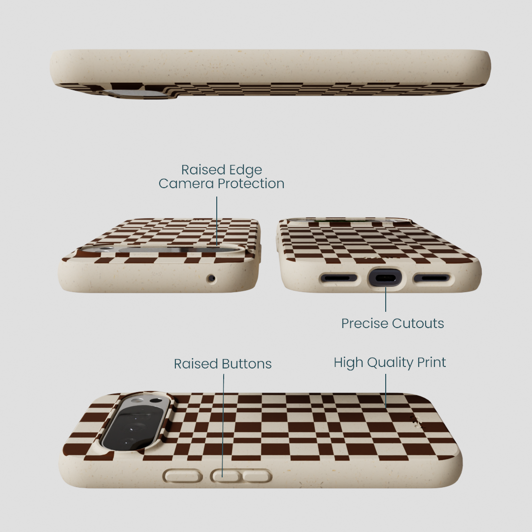 London Fog Chestnut Checkers Google Pixel 10 Pro XL Case