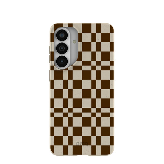 London Fog Chestnut Checkers Samsung Galaxy S26+(Plus) Case