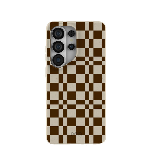 London Fog Chestnut Checkers Samsung Galaxy S26 Ultra Case