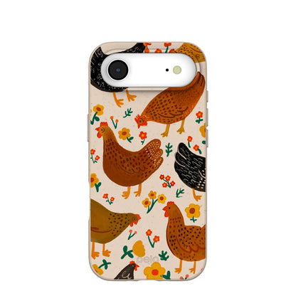 Seashell Chicken Garden iPhone Air Case