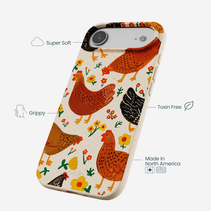 Seashell Chicken Garden iPhone Air Case