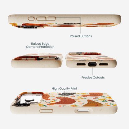 Seashell Chicken Garden iPhone 17 Pro Max Case