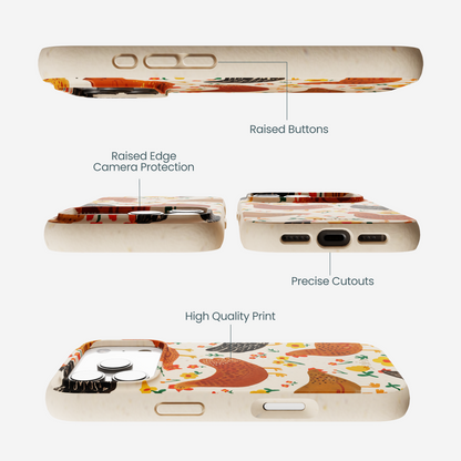 Seashell Chicken Garden iPhone 17 Pro Case