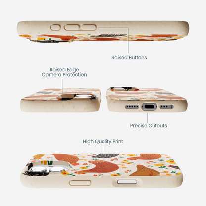 Seashell Chicken Garden iPhone 17 Case