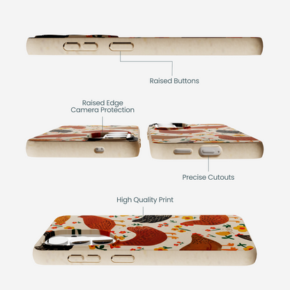 Seashell Chicken Garden Samsung Galaxy S26 Case