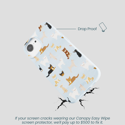 Powder Blue Chihuahua Charms iPhone 16e/17e Case
