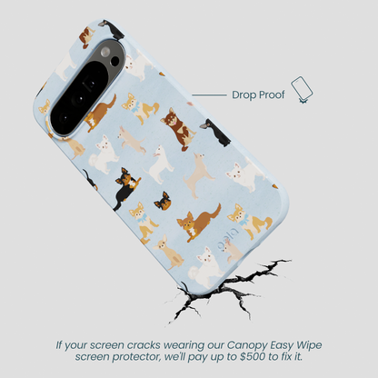 Powder Blue Chihuahua Charms Google Pixel 10 Pro XL Case